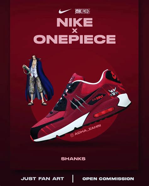 Diseño de zapatillas Nike con personajes de One Piece