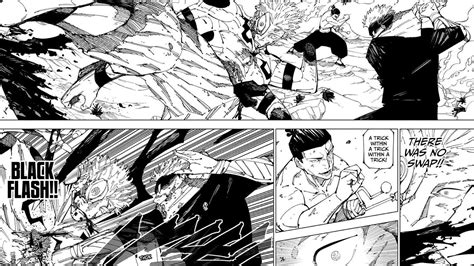 Esquema de la batalla entre Yuji, Maki y Sukuna