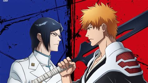 Ichigo Kurosaki y Uryu Ishida preparándose para luchar contra Hollows