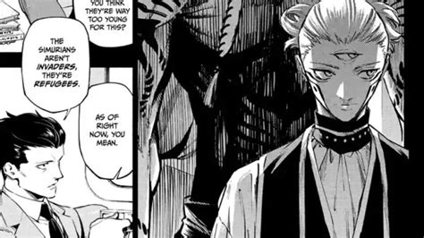 Ilustración de Cross, personaje misterioso de Jujutsu Kaisen Modulo