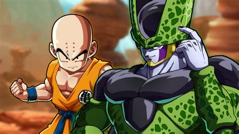 Célula absorbido por Krilín en Dragon Ball Z: Budokai