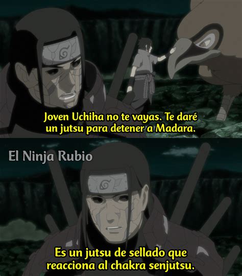 Itachi en el camino para detener el jutsu