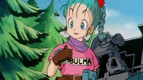 Ilustración de Bulma con su atuendo característico