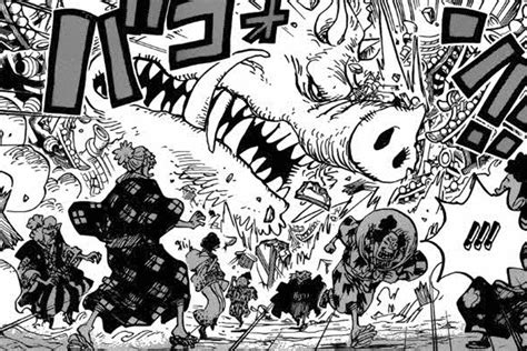 Kozuki Oden enfrentando al Dios de la Montaña