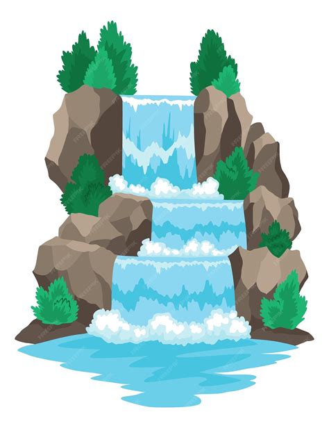 Ilustración de la Cascada del Koi Escalador
