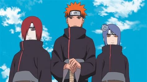 Fundadores de Akatsuki: Yahiko, Nagato y Konan