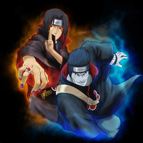 Itachi y Kisame vs. Naruto