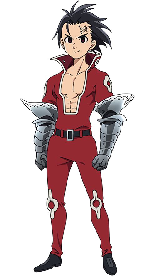 Zeldris con su marca demoníaca y armadura