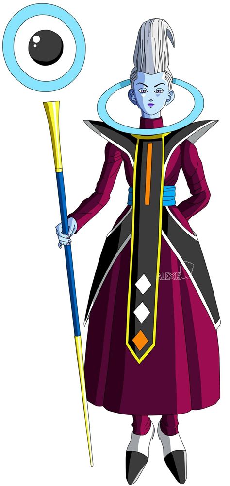 El ángel Whis sacando a Bra del vientre de Bulma con magia