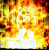 Natsu usando el Modo Dragón de Llamas Eléctricas