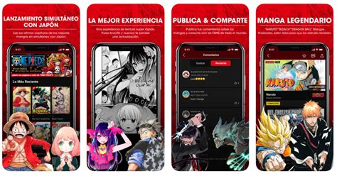 Interfaz de MANGA Plus mostrando un capítulo de manga