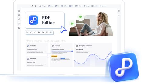 Captura de pantalla de un editor de PDF mostrando opciones de edición de texto e imágenes