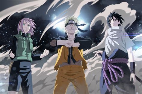 Diseño de Naruto, Sakura, Sasuke y Hinata adultos en Ultimate Ninja Storm 4