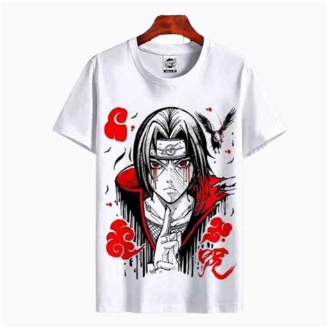 Camiseta Itachi Uchiha con diseño estilo anime