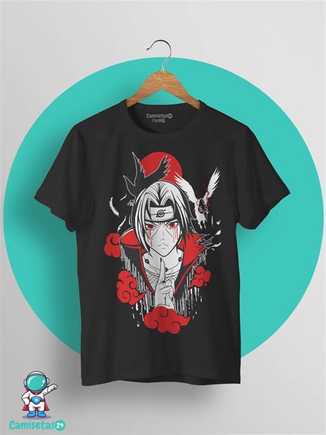 Diseños de camisetas inspiradas en Itachi Uchiha