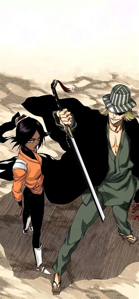 Yoruichi rescatando a Urahara y Tessai