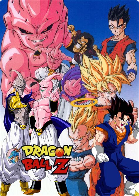 Montaje de personajes de la saga Buu