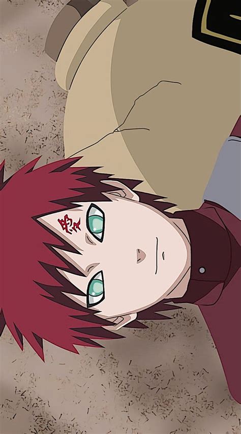 Ilustración de Gaara en sus inicios como villano