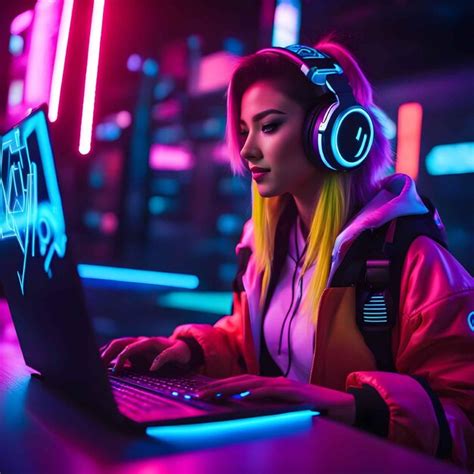 Chica gamer con expresión de enfado