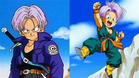 Trunks del presente jugando con Goten
