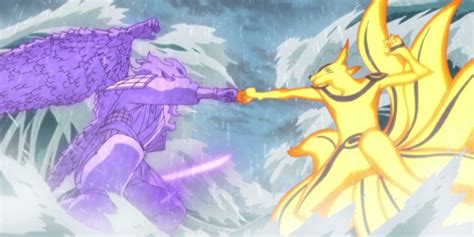 Naruto con dos colas de chakra