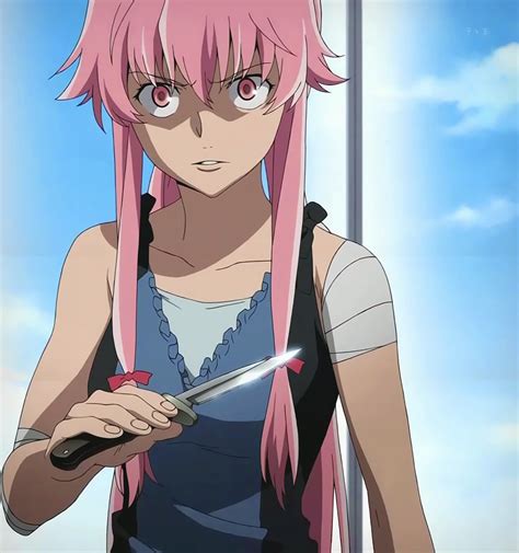 Yuno Gasai con su Diario Yukiteru