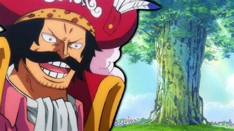 Ilustración de los árboles Adam y Eva en One Piece