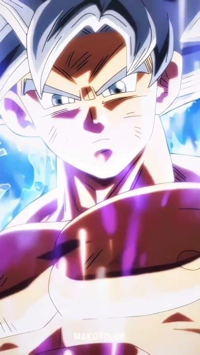 Goku activando el Ultra Instinto