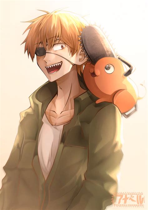 Denji y Pochita cazando demonios