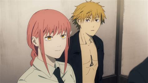 Makima interactuando con Denji