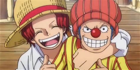 Shanks y Buggy jóvenes en Loguetown