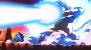 Vegeta ejecutando el Cañón Galick