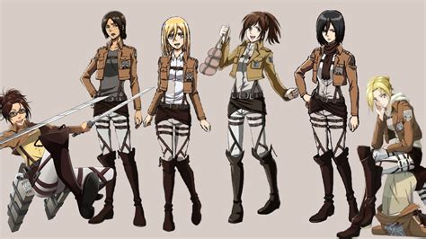 Personajes femeninos de Ataque a los Titanes